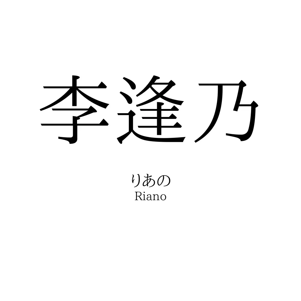 李逢乃