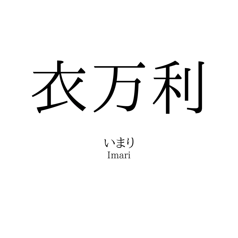 衣万利