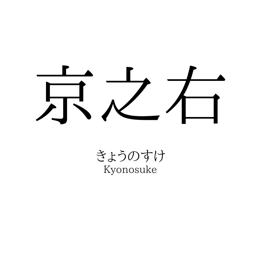 京之右