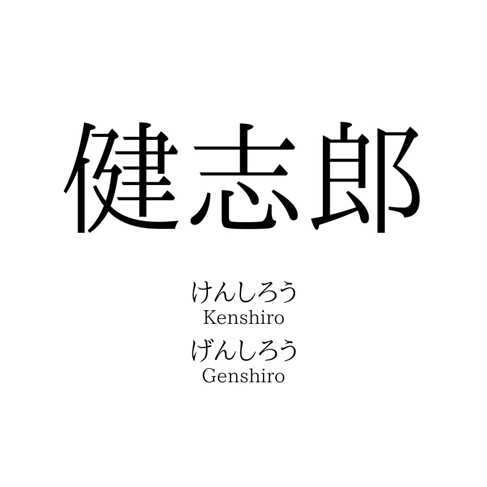 健志郎