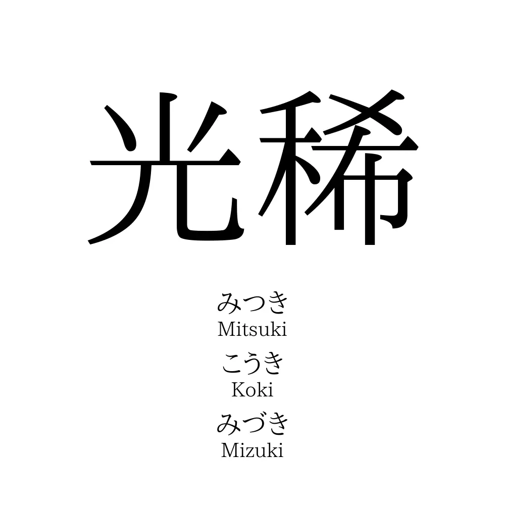 光稀