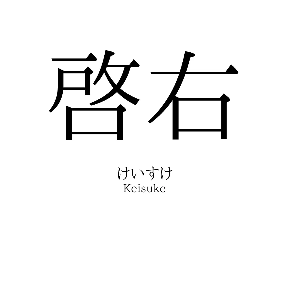 啓右