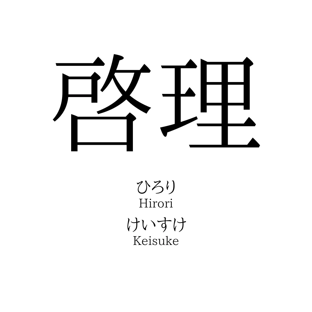 啓理