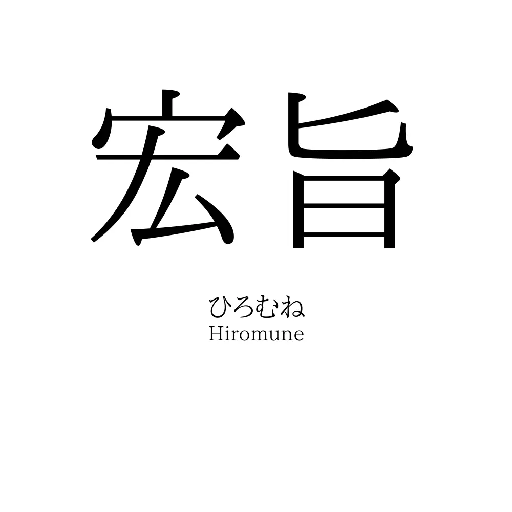 宏旨