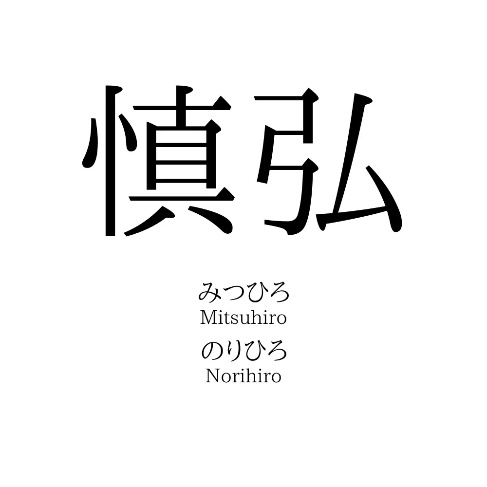 慎弘