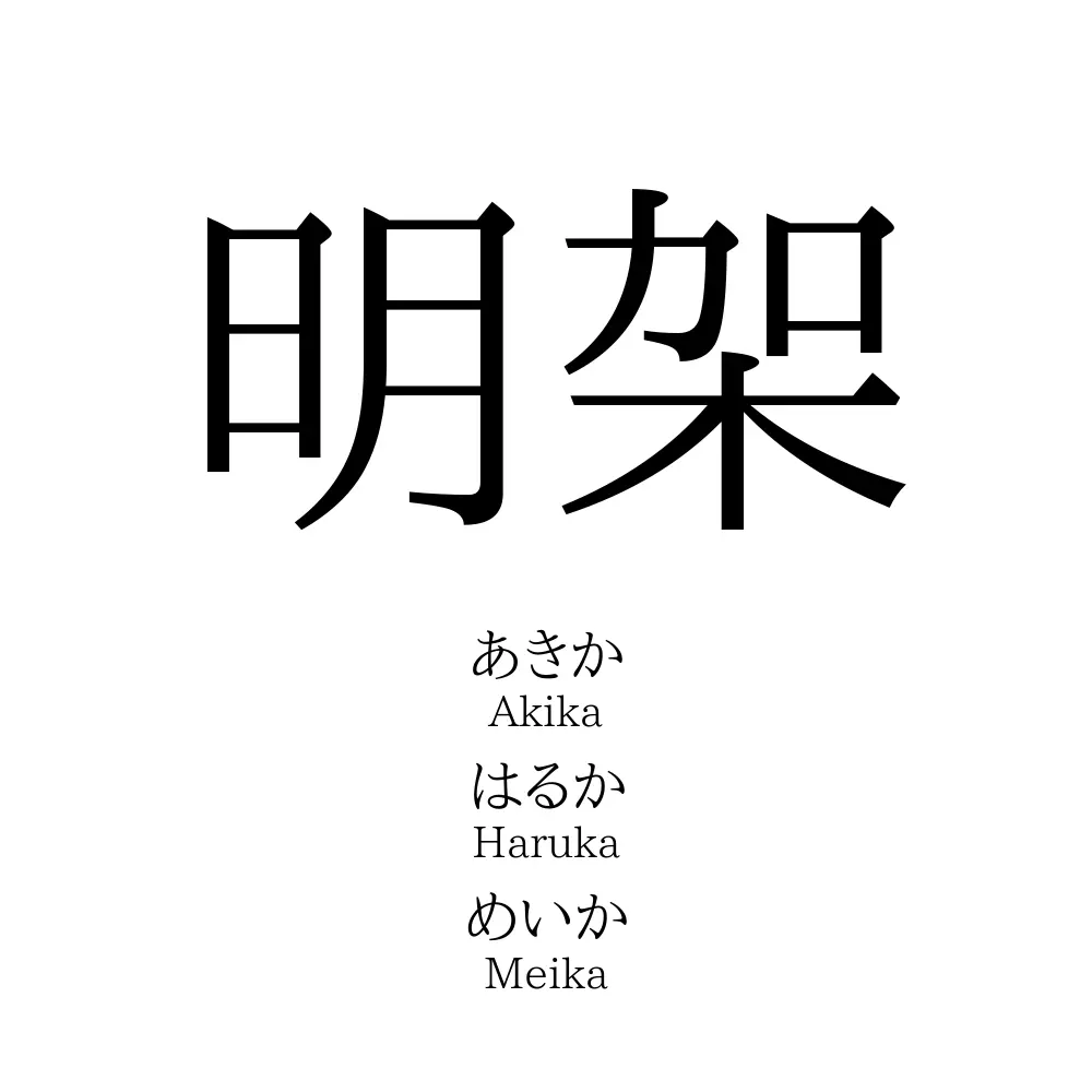 明架
