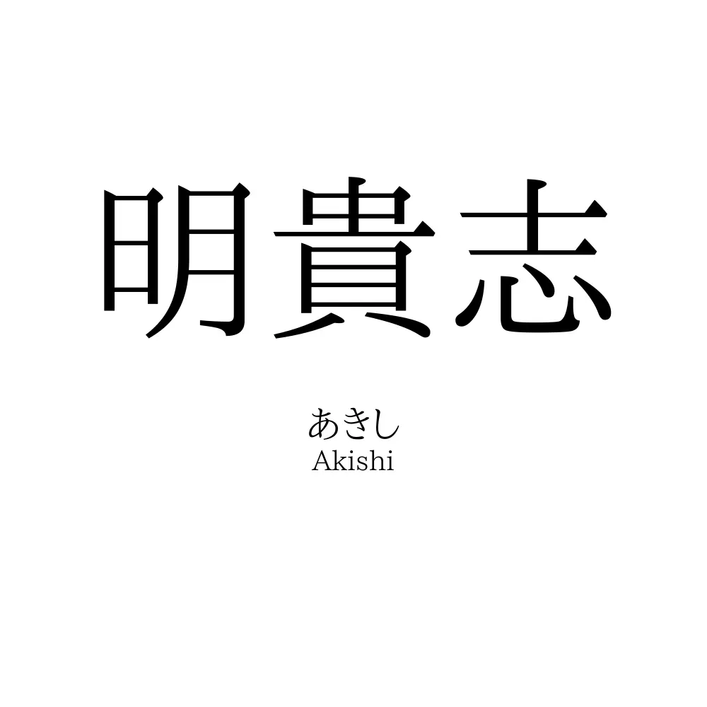 明貴志