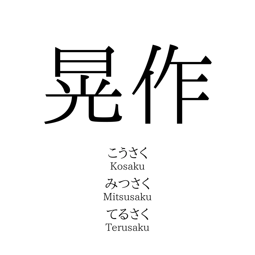 晃作