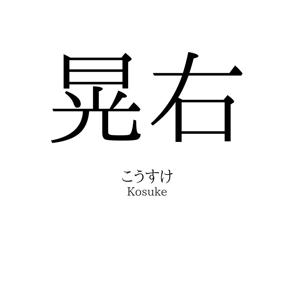 晃右