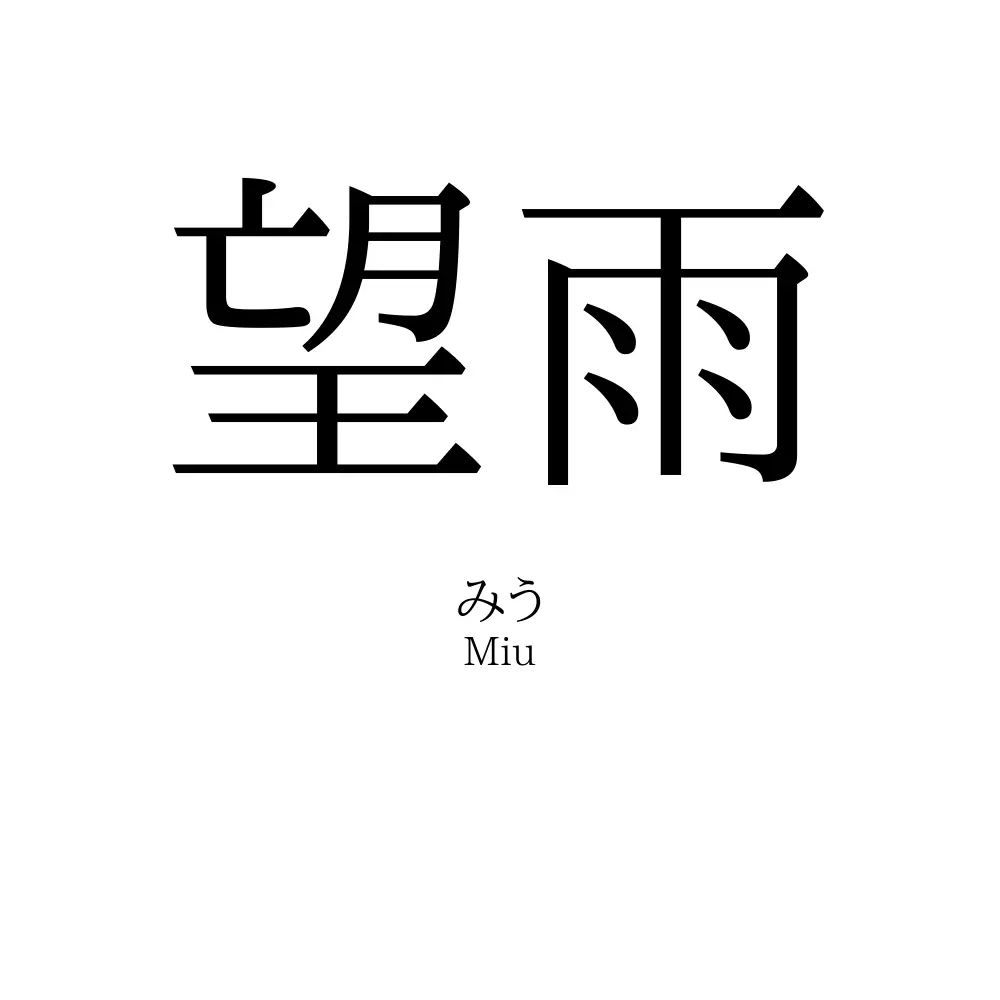 望雨