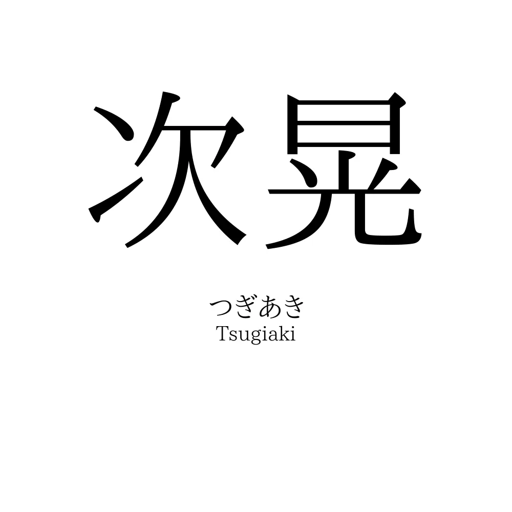 次晃
