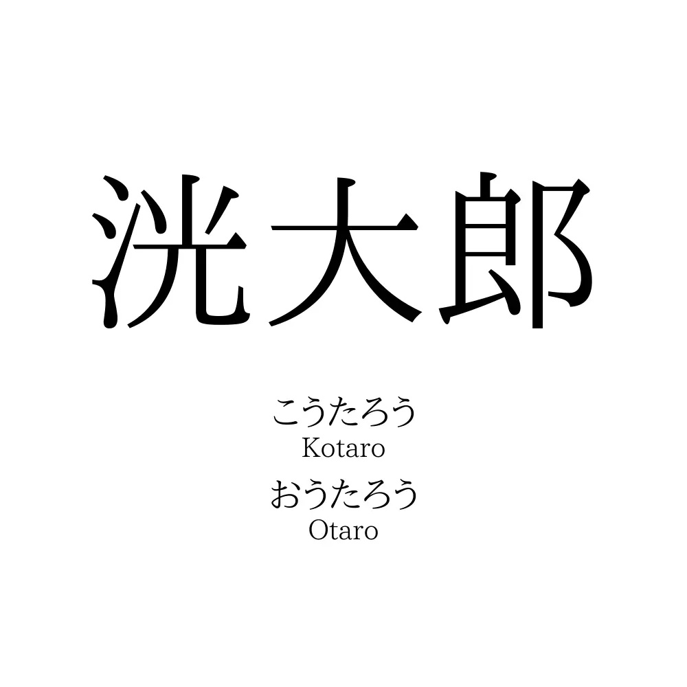 洸大郎