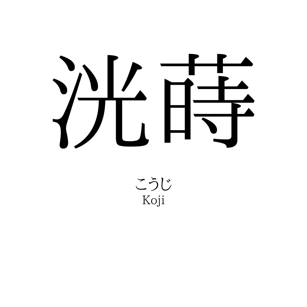 洸蒔