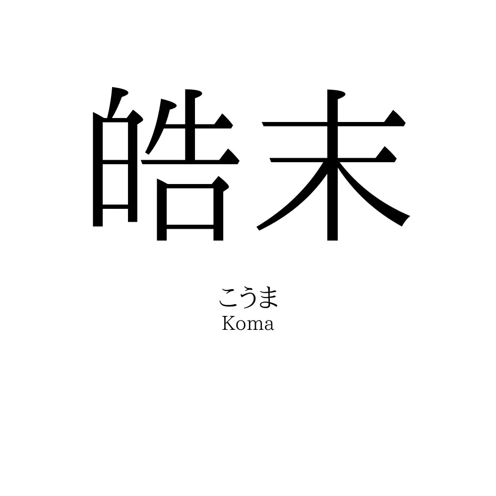 皓末