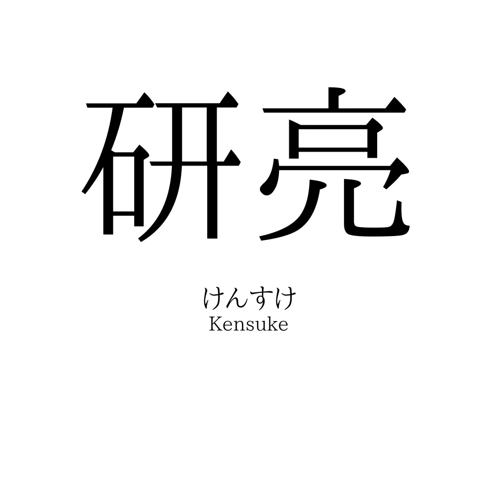 研亮