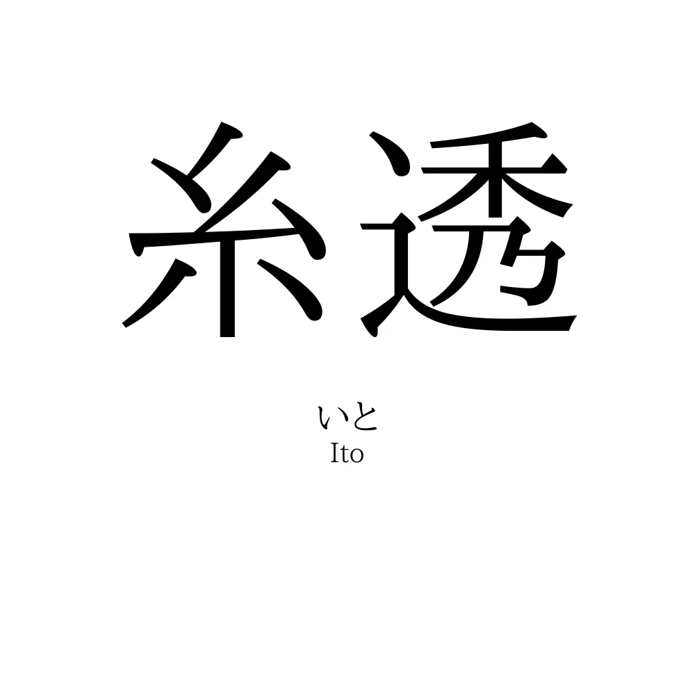 糸透