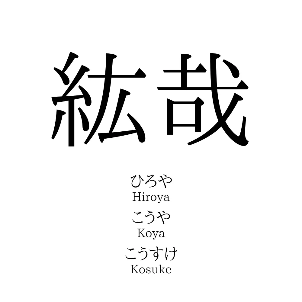 紘哉