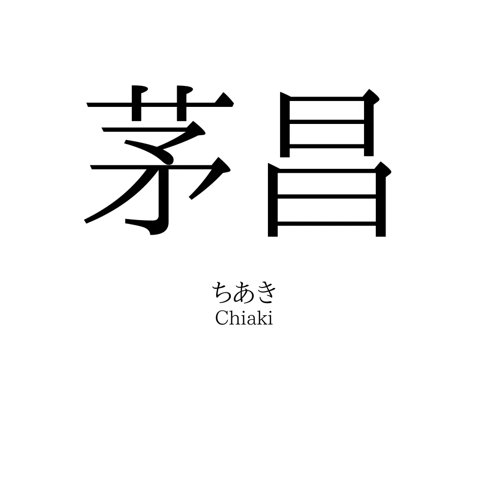 茅昌