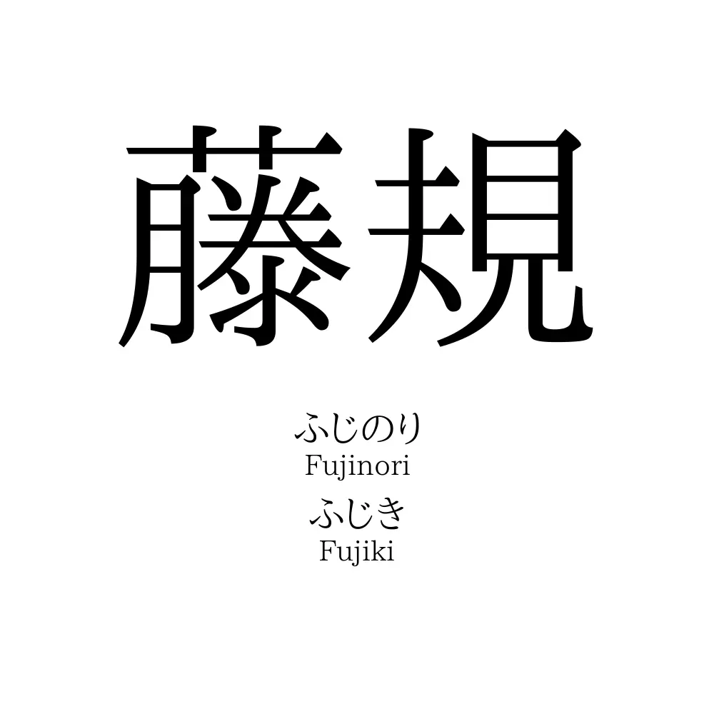 藤規