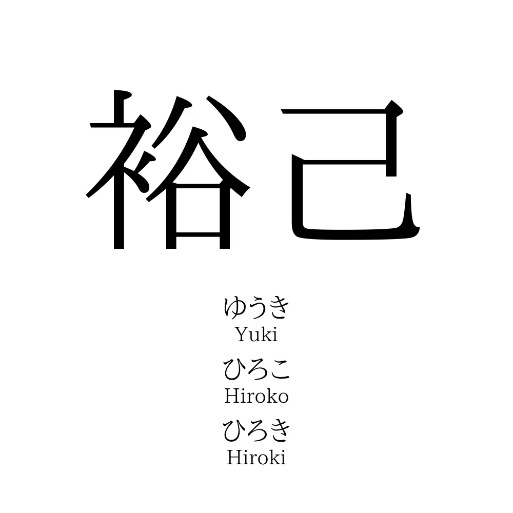 裕己