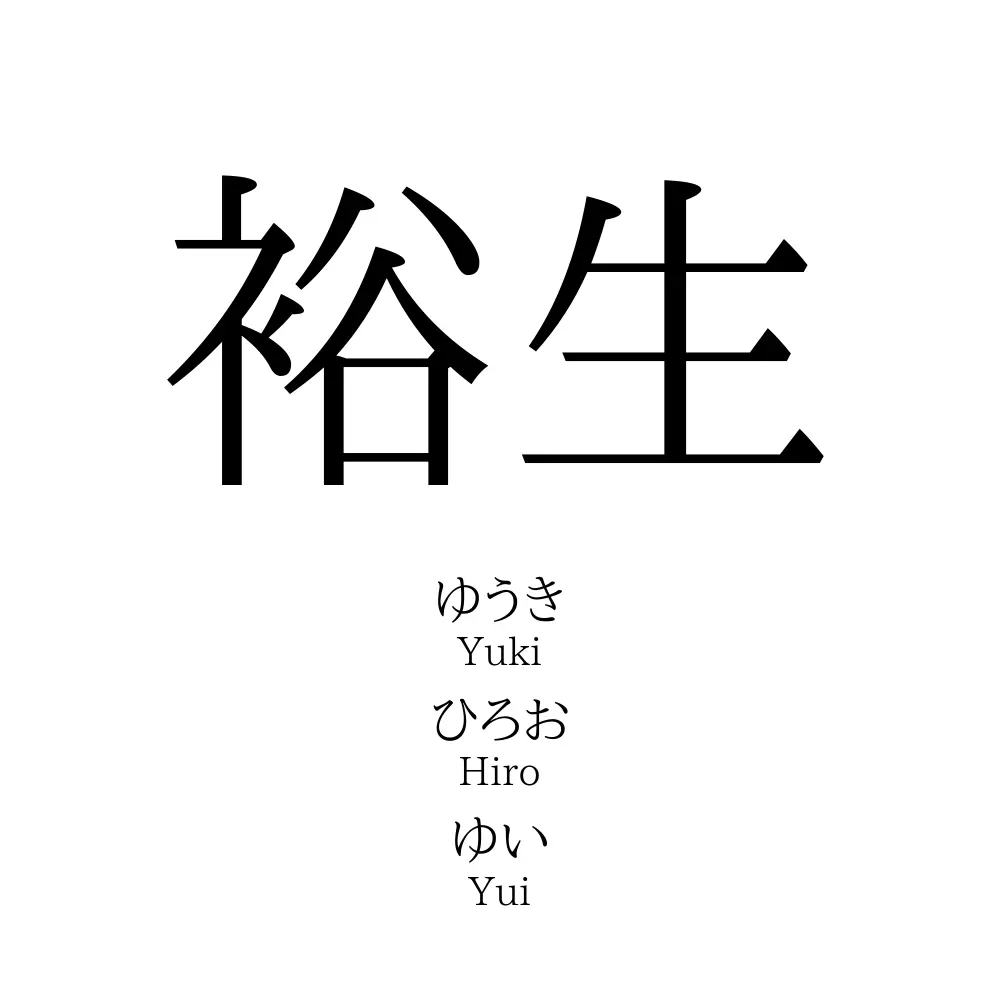 裕生