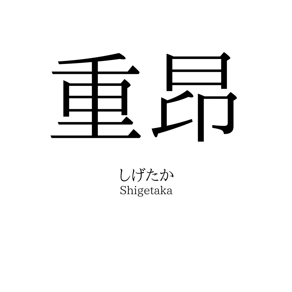 重昂