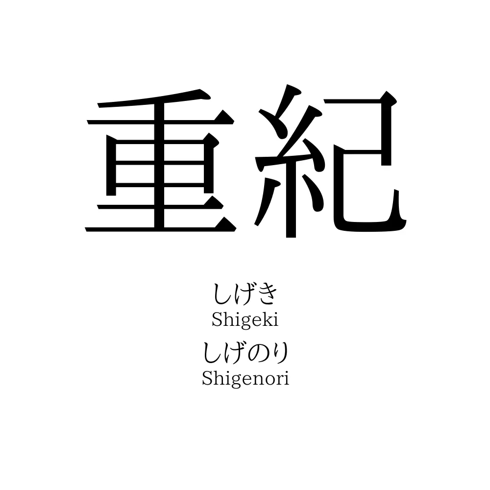 重紀